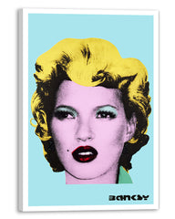 Banksy - Museum-Poster Kate Moss im Pop-Art Stil von Marilyn Monroe