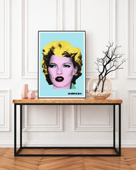 Banksy - Museum-Poster Kate Moss im Pop-Art Stil von Marilyn Monroe