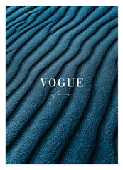 Vogue - Mode - Muster in Petrol