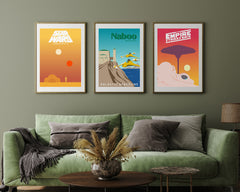Poster-Set Star Wars Illustrationen