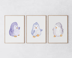 Poster-Set "Süße Pinguine"