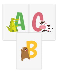 Poster-Set "A B C"