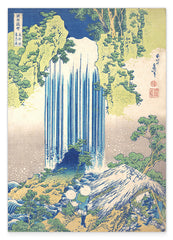 Katsushika Hokusai - Yōrō-Wasserfall in der Provinz Mino (Mino no Yōrō no taki)
