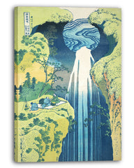 Katsushika Hokusai - Die Amida-Wasserfälle in den weiten Gebieten der Kisokaidō-Straße (Kisoji no oku Amida-ga-taki)