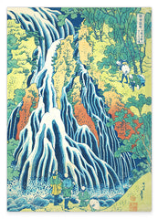 Katsushika Hokusai - Kirifuri-Wasserfall am Kurokami-Berg in Shimotsuke