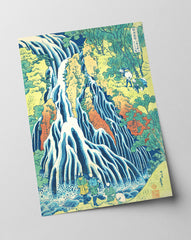 Katsushika Hokusai - Kirifuri-Wasserfall am Kurokami-Berg in Shimotsuke
