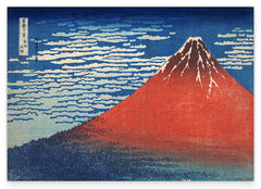 Katsushika Hokusai - Mount Fuji Südwind, klarer Himmel (Gaifū kaisei)