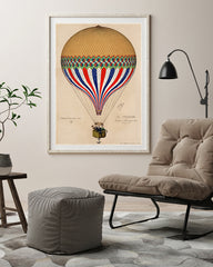 Französischer Heißluftballon "Le Tricolore"