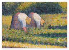 Georges Seurat - Bäuerinnen bei der Arbeit