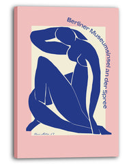 Berliner Museumsinsel - mit blauer Silhouette von Matisse inspiriert