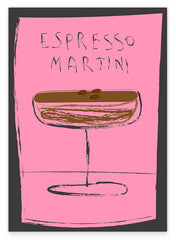 Espresso Martini Cocktail mit Kaffeebohnen
