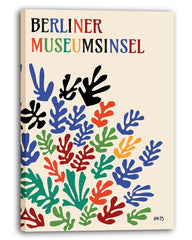Berliner Museumsinsel mit Blättern - Matisse inspiriert