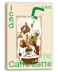 Iced Caffé Latte mit Rezept