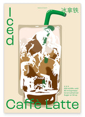 Iced Caffé Latte mit Rezept