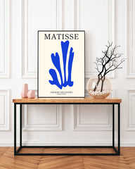 Papiers Découpiérs - Blaue Koralle von Matisse inspiriert