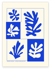 Korallen Kollage von Matisse inspiriert