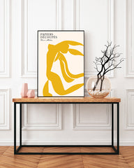 Tanzende Frau in Gelb - Matisse modern interpretiert