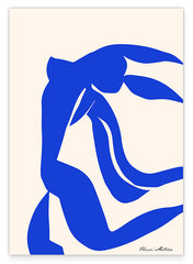 Tanzende Frau in Blau - Matisse modern interpretiert