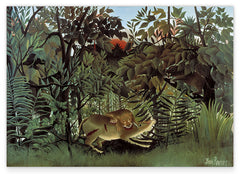 Henri Rousseau - Hungriger Löwe