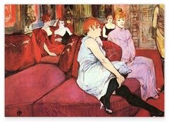 Henri de Toulouse-Lautrec - Der Salon in der Rue des Moulins