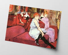 Henri de Toulouse-Lautrec - Der Salon in der Rue des Moulins