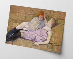 Henri de Toulouse-Lautrec - Das Sofa