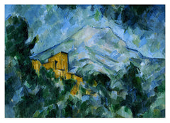Paul Cézanne - Mont Sainte-Victoire im Dunkeln