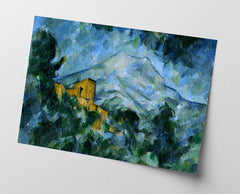 Paul Cézanne - Mont Sainte-Victoire im Dunkeln