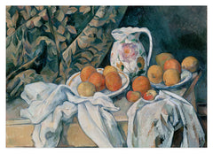 Paul Cézanne - Stillleben mit Vorhang