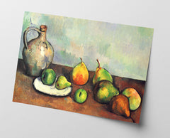 Paul Cézanne - Stillleben, Krug und Früchte
