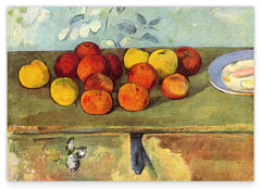 Paul Cézanne - Stillleben mit Äpfeln und Gebäck