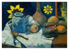 Paul Gauguin - Stillleben mit Tee-Kanne und Früchten