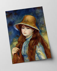 Pierre-Auguste Renoir - Mädchen mit Strohhut