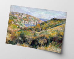 Pierre-Auguste Renoir - Hügel um die Bucht von Moulin Huet