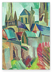 Robert Delaunay - Bild-Studie "Die Türme von Laon"