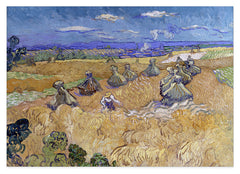 Vincent van Gogh - Weizenfeld mit Mähern Auvers