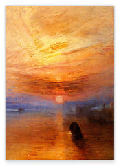William Turner - The fighting Temeraire tugged to her last Berth to be broken up