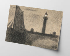 Georges Seurat - Der Leuchtturm von Honfleur