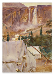 John Singer Sargent - Camp und Wasserfall