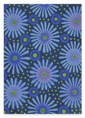 Paul Poiret zugeschrieben - Textil-Design mit Blumen, Kreisen und Punkten