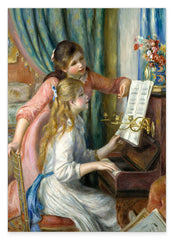 Auguste Renoir - Zwei junge Mädchen am Klavier