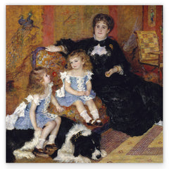 Auguste Renoir - Madame Georges Charpentier (Marguerite-Louise Lemonnier, 1848-1904) und ihre Kinder, Georgette-Berthe (1872-1945) und Paul-Émile-Charles (1875-1895)