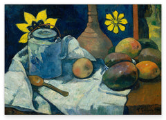 Paul Gauguin - Stillleben mit Teekanne und Früchten