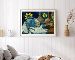 Paul Gauguin - Stillleben mit Teekanne und Früchten