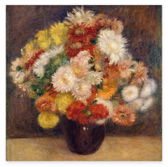Auguste Renoir - Blumenstrauß aus Chrysanthemen