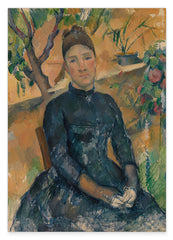 Paul Cézanne - Madame Cézanne (Hortense Fiquet, 1850-1922) im Konservatorium