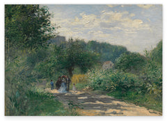 Auguste Renoir - Eine Straße in Louveciennes