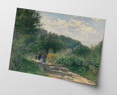 Auguste Renoir - Eine Straße in Louveciennes