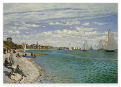 Claude Monet - Regatta in Sainte-Adresse