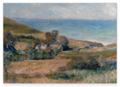 Auguste Renoir - Ansicht der Seeküste nahe Wargemont in Normandie